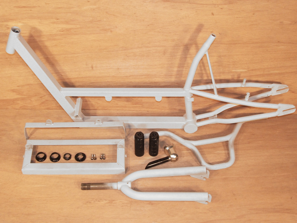 Speedster Electric Scooter - frame painted